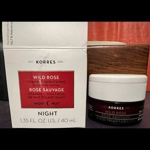 NIB KORRES WILD ROSE VITAMIN C BRIGHTENING SLEEPING FACIAL